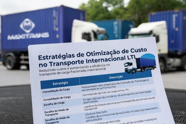 Estratégias de Otimização de Custo no Transporte Internacional LTL