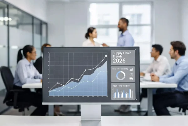 Tendências de Supply Chain para 2026 digitalização e visibilidade em tempo real