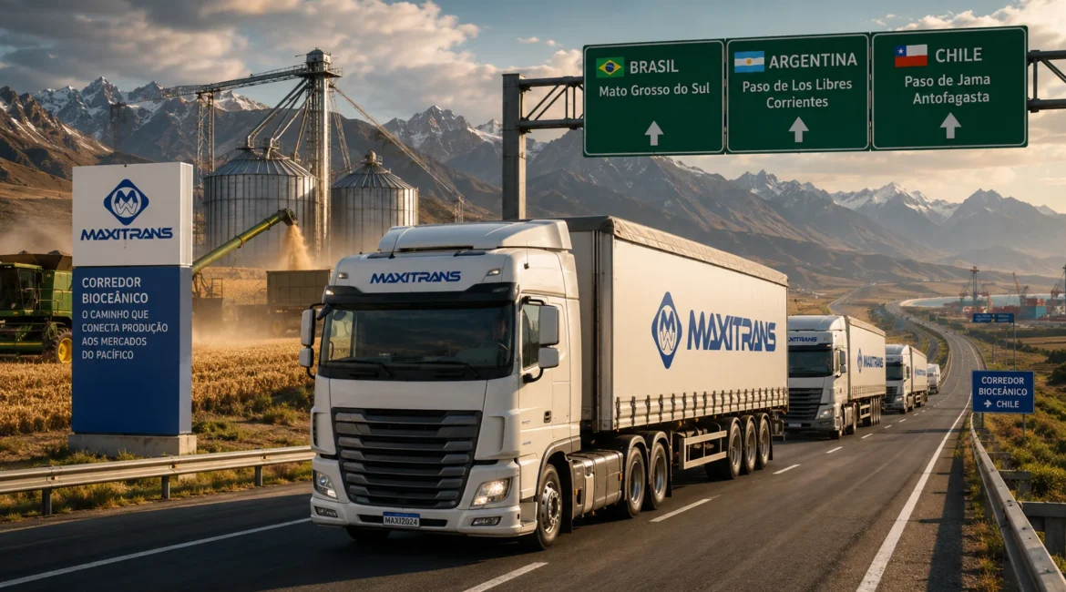 Corredor Bioceânico e o Escoamento de Safra O Papel do Transporte Rodoviário na Conexão Brasil-Chile via Argentina