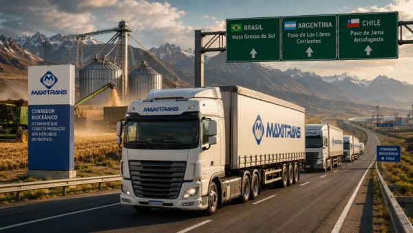 Corredor Bioceânico e o Escoamento de Safra O Papel do Transporte Rodoviário na Conexão Brasil-Chile via Argentina