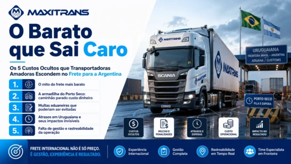 O Barato que Sai Caro Os 5 Custos Ocultos que Transportadoras Amadoras Escondem no Frete para a Argentina