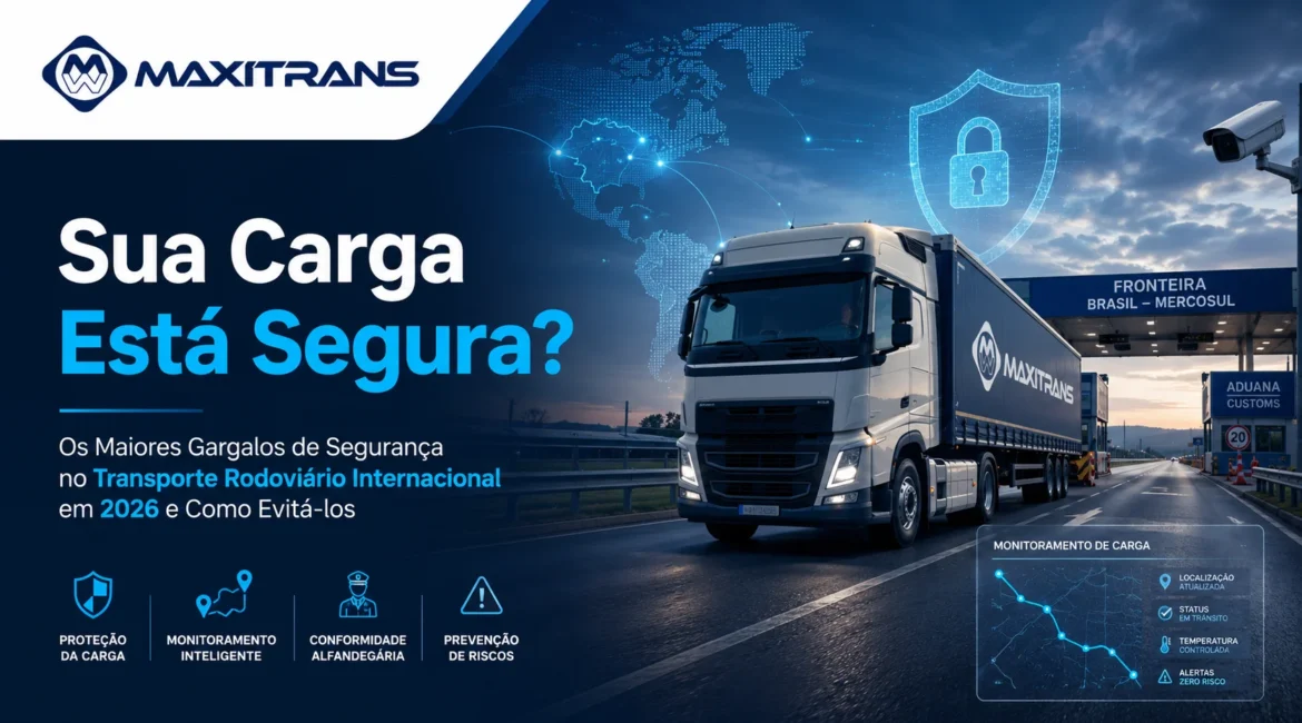 Sua Carga Está Segura Os Maiores Gargalos de Segurança no Transporte Rodoviário Internacional em 2026 e Como Evitá-los